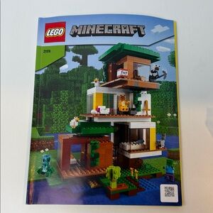 LEGO Minecraft The Modern Treehouse 21174. Retired Lego Product.